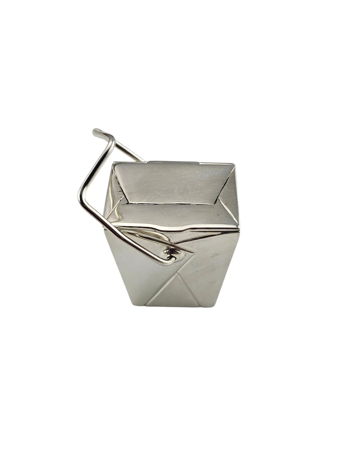 Tiffany & Co. Sterling Silver Chinese Take Out Pill Box #25510