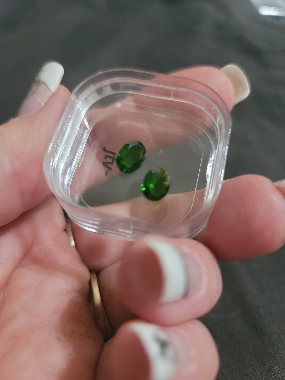 2 – 1.00CT MIN Oval 8x6mm CHROME DIOPSIDE from Russia – Loose Gemstone Green