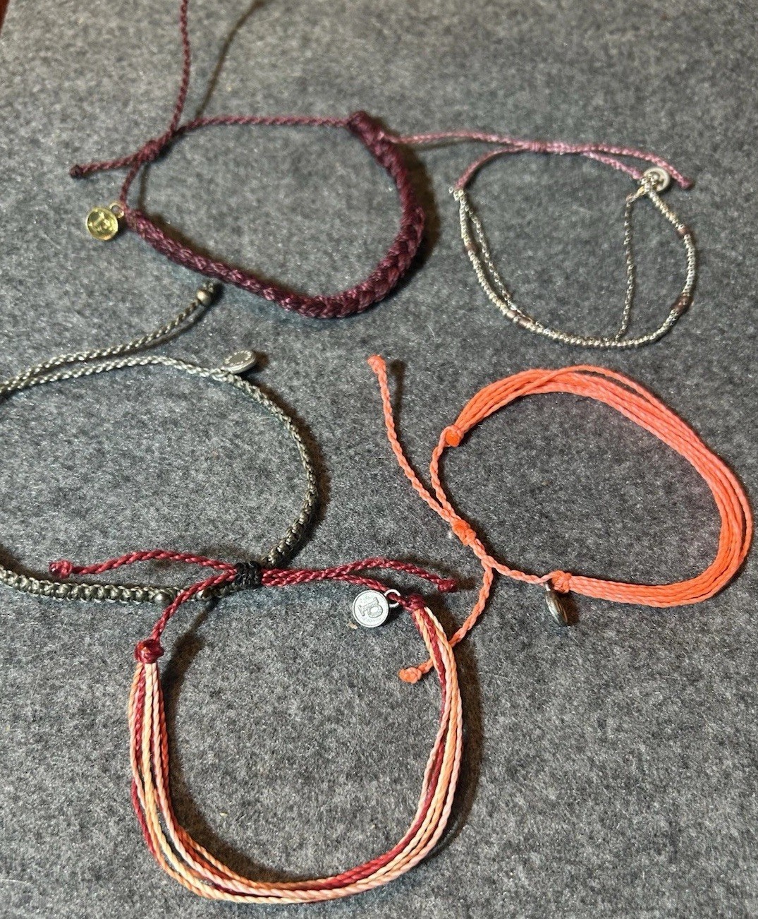 Pura Vida Bracelets Lot Of 5 Shades Of Violet