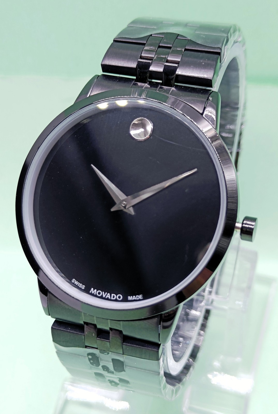 Awesome Movado Museum Classic Analog Dial Color Black Quartz Men’s Wrist Watch
