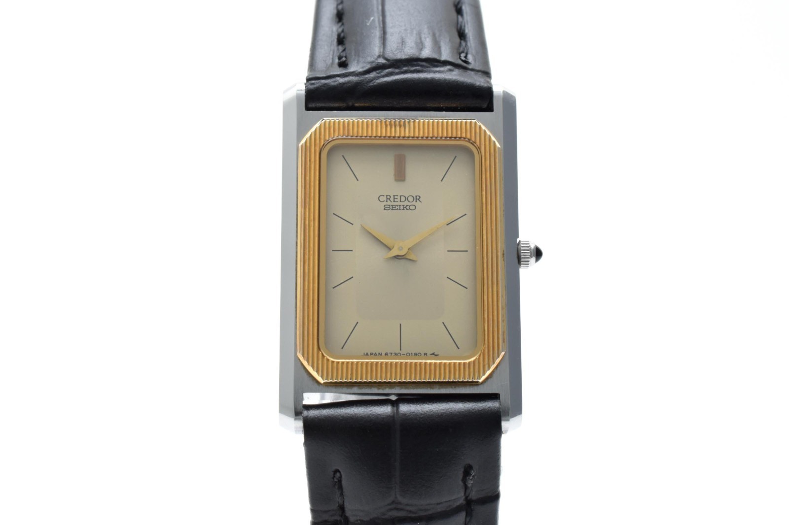 [ EXC+5 ] Vintage Seiko Credor 6730-5100 14K Gold Dial Quartz Ladies Watch