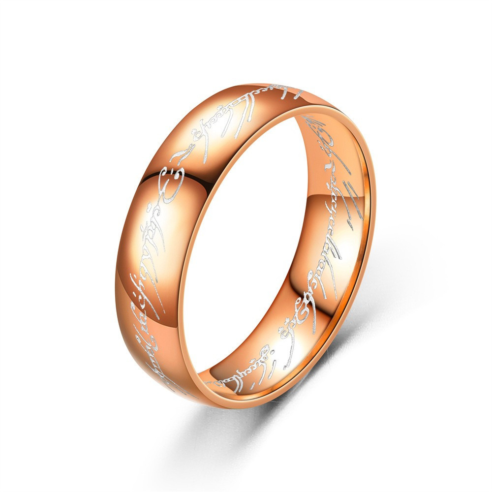 Fashion Lord of the Rings One Ring LOTR Stainless Steel Men’s Ring Size 6-13