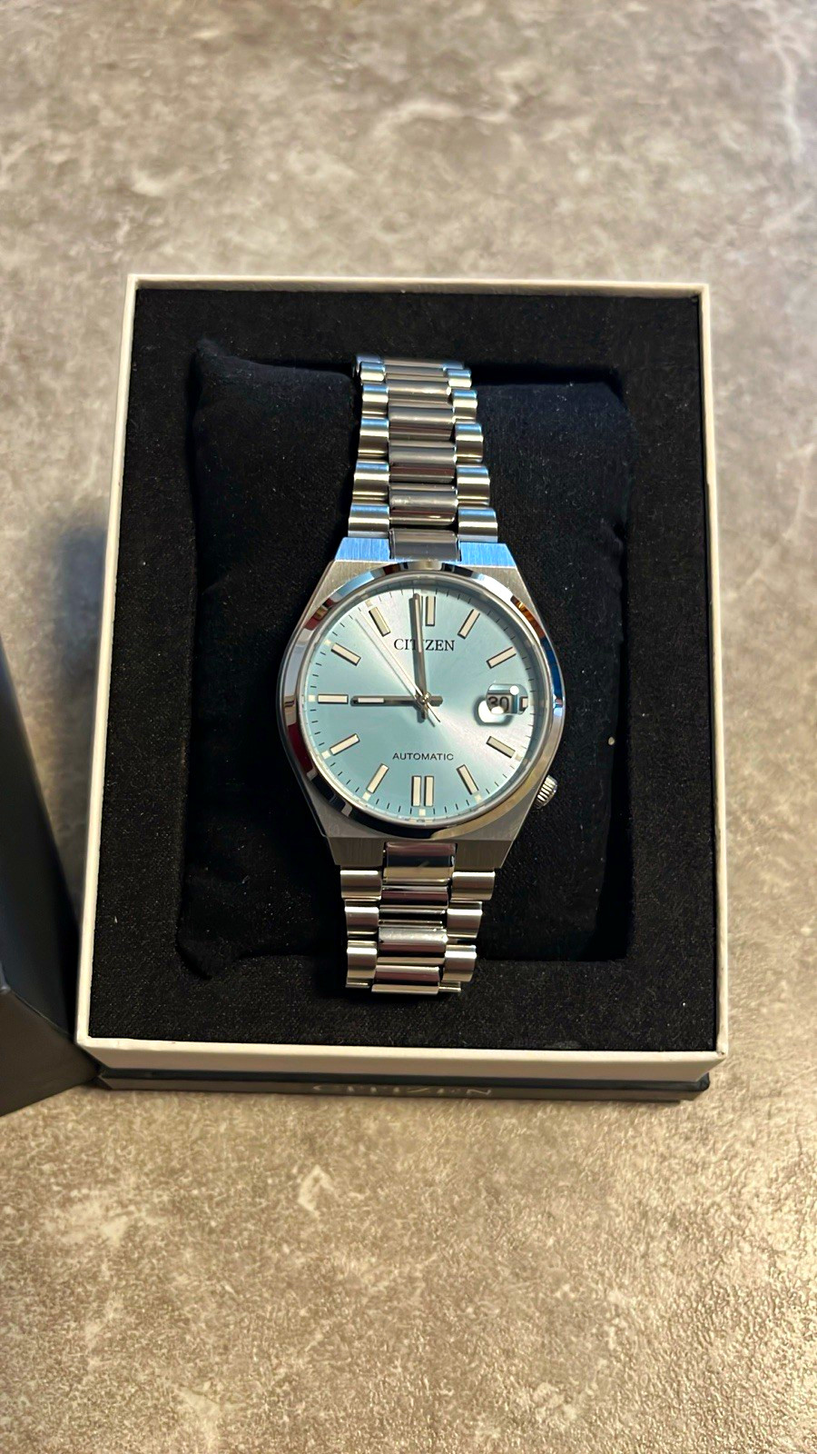 Citizen Tsuyosa Automatic Blue Dial 40mm 50m Stainless Steel Bracelet Watch
