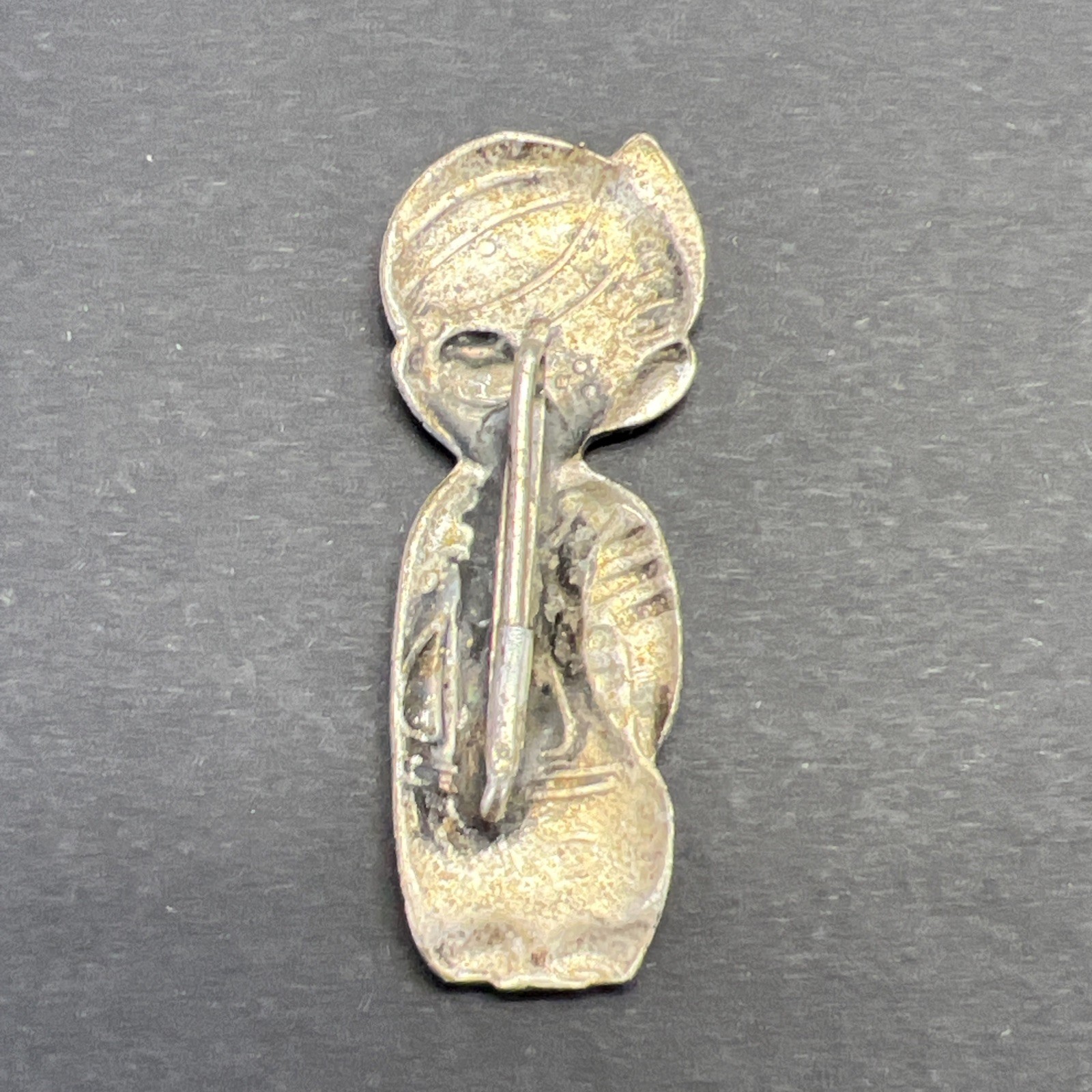 Comic DENNIS THE MENACE Lapel Pin Silver Pin Hank Ketcham Era 50-60s VINTAGE