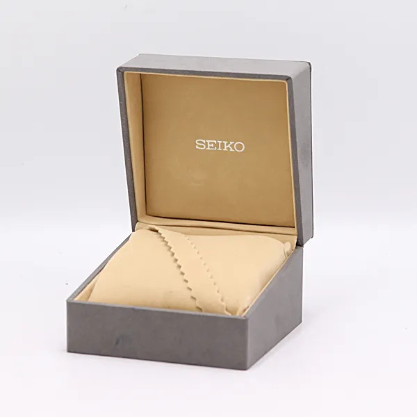 Excellent condition Seiko empty box, gray color, for men’s/women’s watc