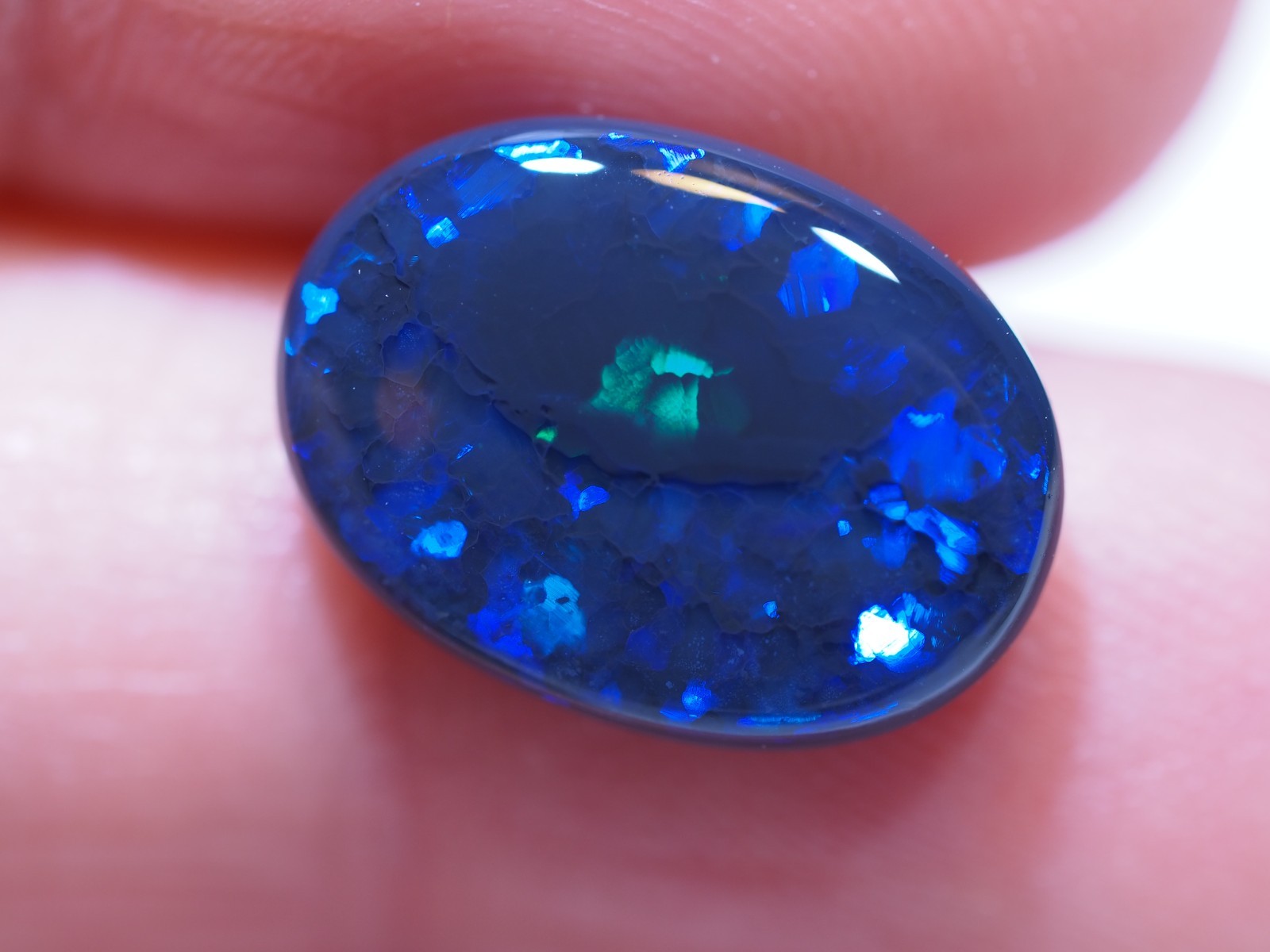 4.1ct Black Opal from Lightning Ridge | Natural Australian Opal Gem