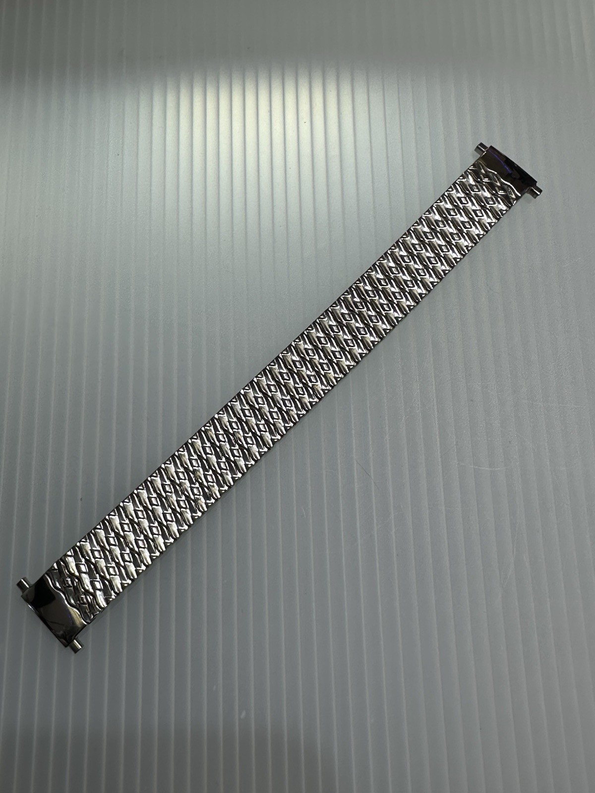 16 17 18 19 20 21 mm VINTAGE 60s SPEIDEL STAINLESS STEEL MENS STRETCH WATCH BAND