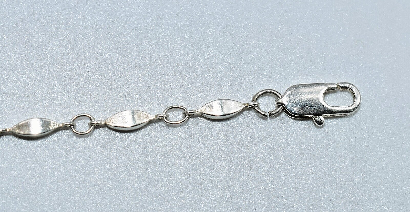 Orange Dahlia Sterling Silver Ankle Bracelet 9-3/4 inch by Ryan Schoolfield
