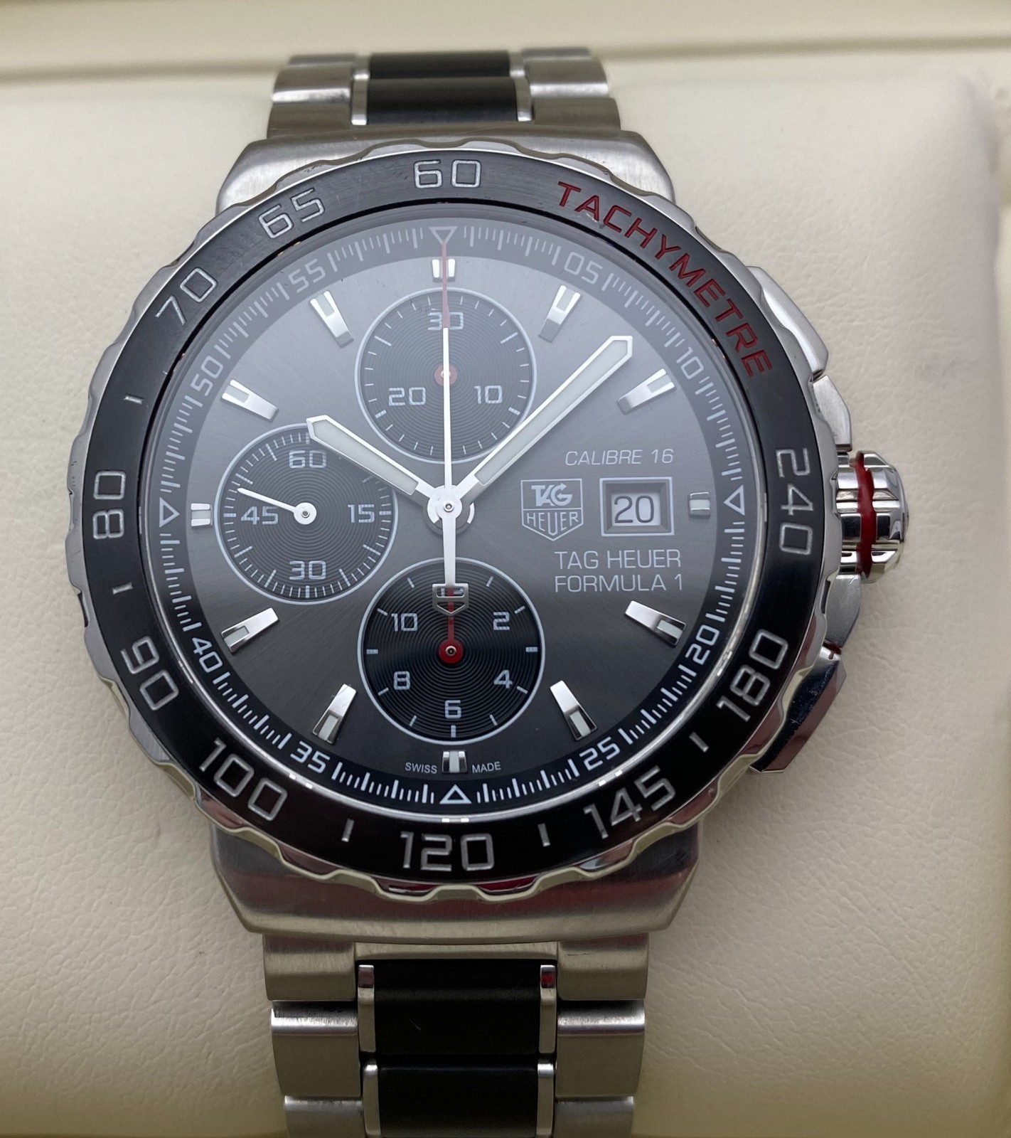 *Box/Papers* Tag Heuer Formula One Ceramic Chronograph Calibre 16 44mm CAU2011