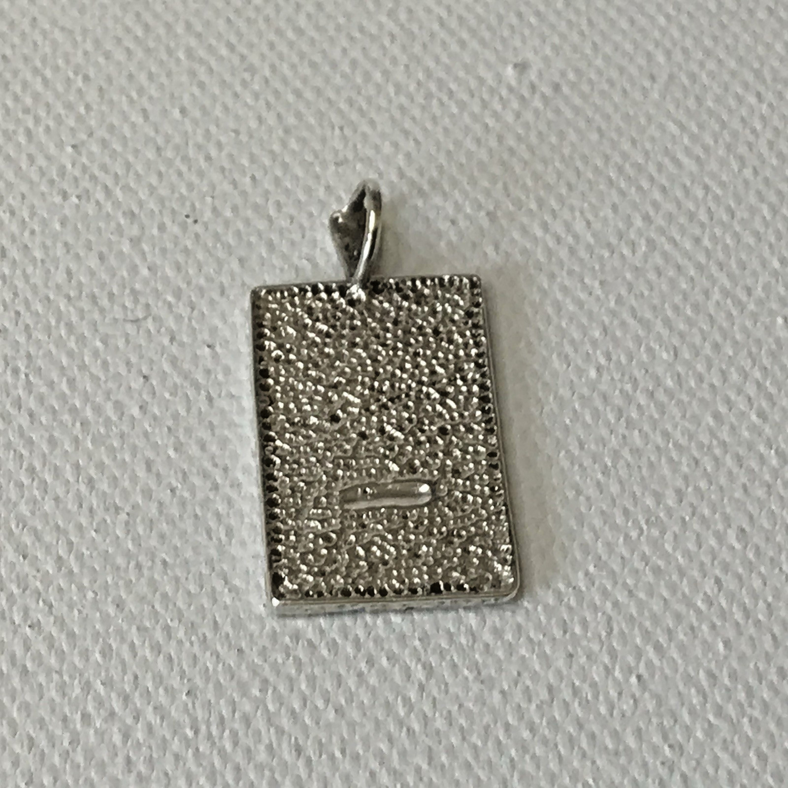 vintage Sterling Silver Playboy Pendant 3grams