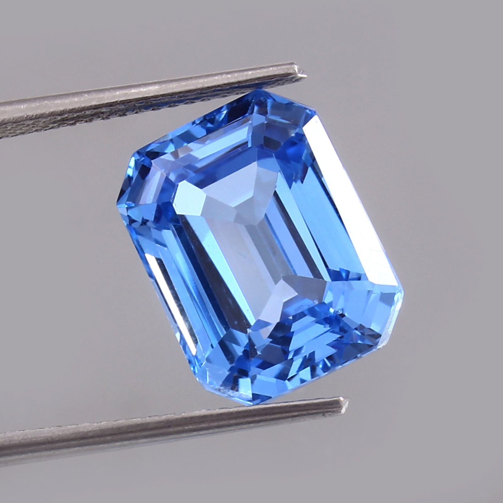 Ravishing Color 12×9 MM Natural Ceylon Blue Spinel Loose Radiant Cut Gemstones