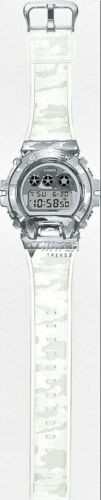 Casio G-Shock GM6900SCM-1 Camouflage Metal Case Skeleton Semi-Transparent Band