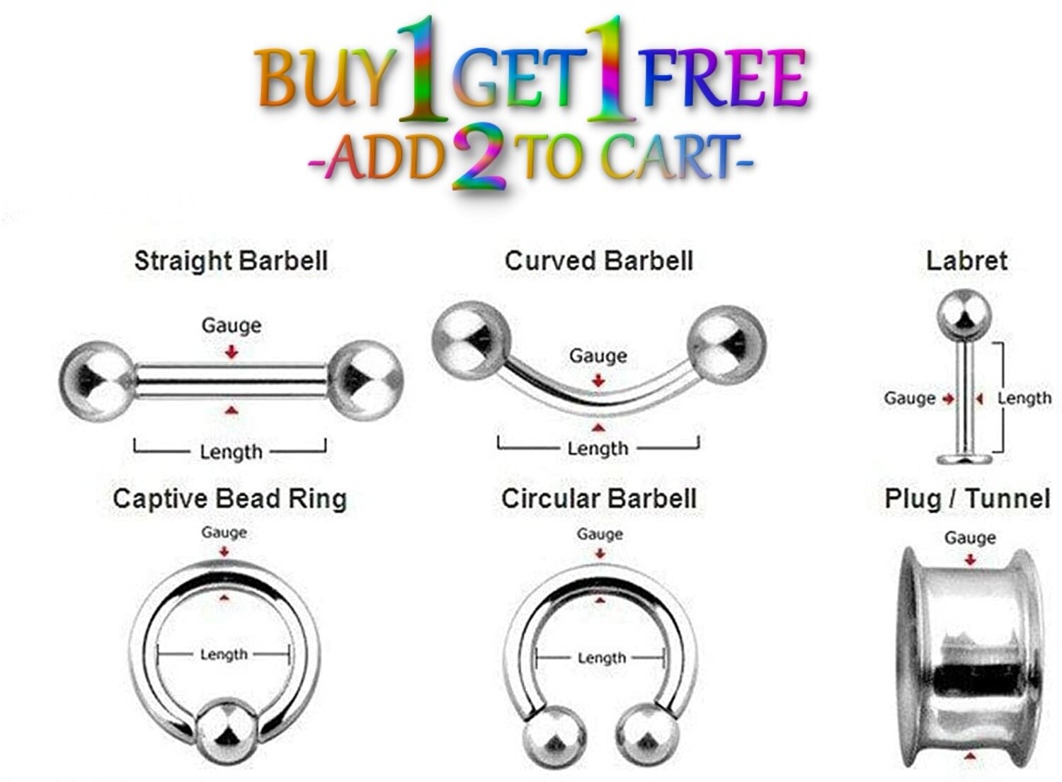 Pair 8g-50mm STAINLESS STEEL SINGLE FLARE TUNNELS Gauges Solid Body Plugs 3056
