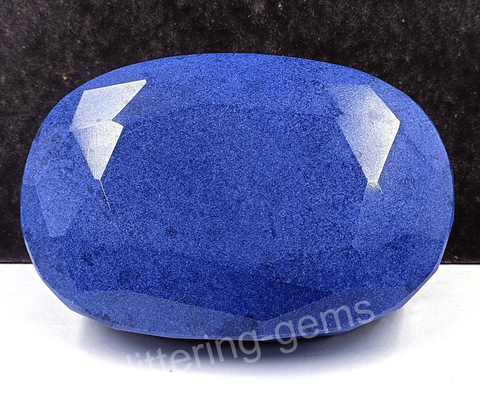 Collector Grade 5852Ct Natural African Blue Sapphire IGL Certified Oval Cut 5DOS