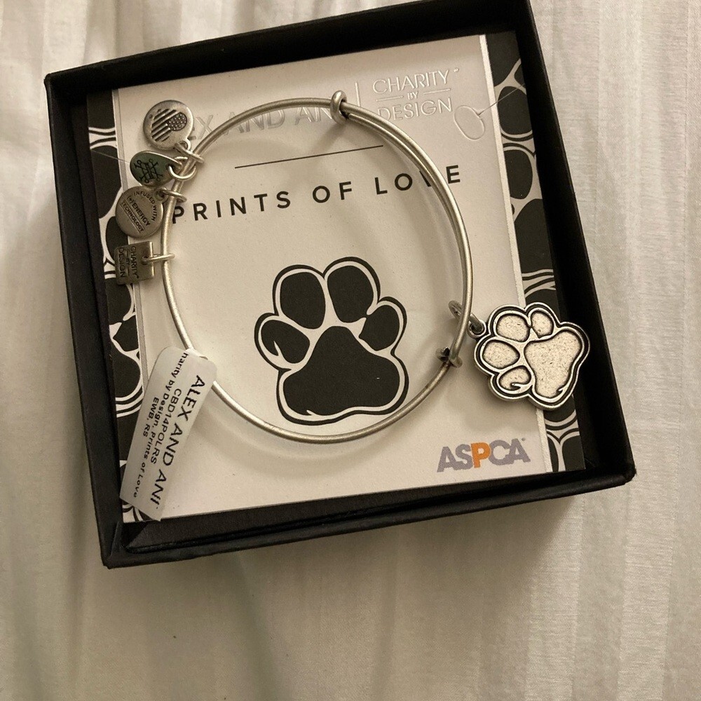New Alex and Ani ASPCA paw bracelet from 2017. Comes with box, insert, bag