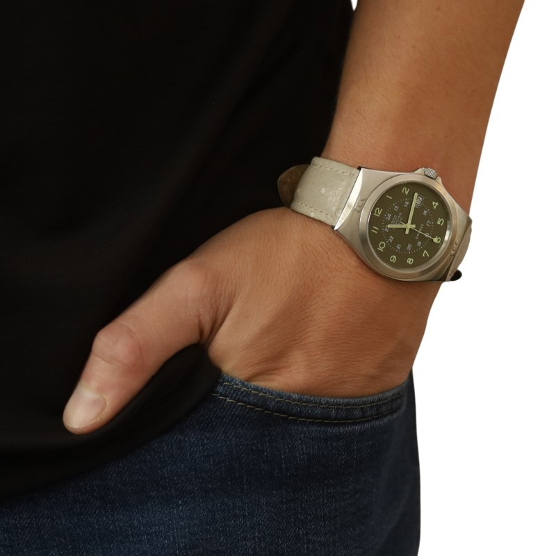Glycine Combat Men’s Watch 8″ Stainless Steel 3854