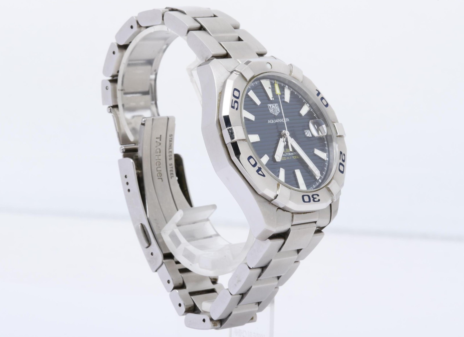 TAG Heuer Aquaracer WAY2012 43mm Blue Dial Automatic Stainless Steel