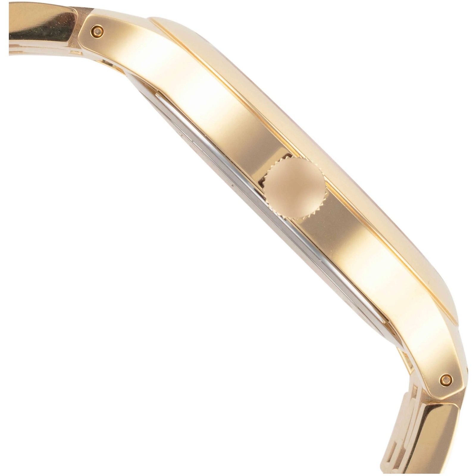 Movado Men’s Watch Veturi Quartz Black Dial Yellow Gold Steel Bracelet 0608043