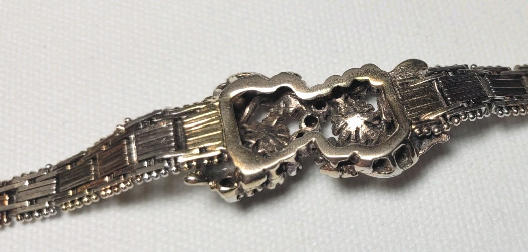 Vintage Sterling 925 ITALY MILOR Tri-Color 7.5″ Riccio Chain Bracelet 20.79gr