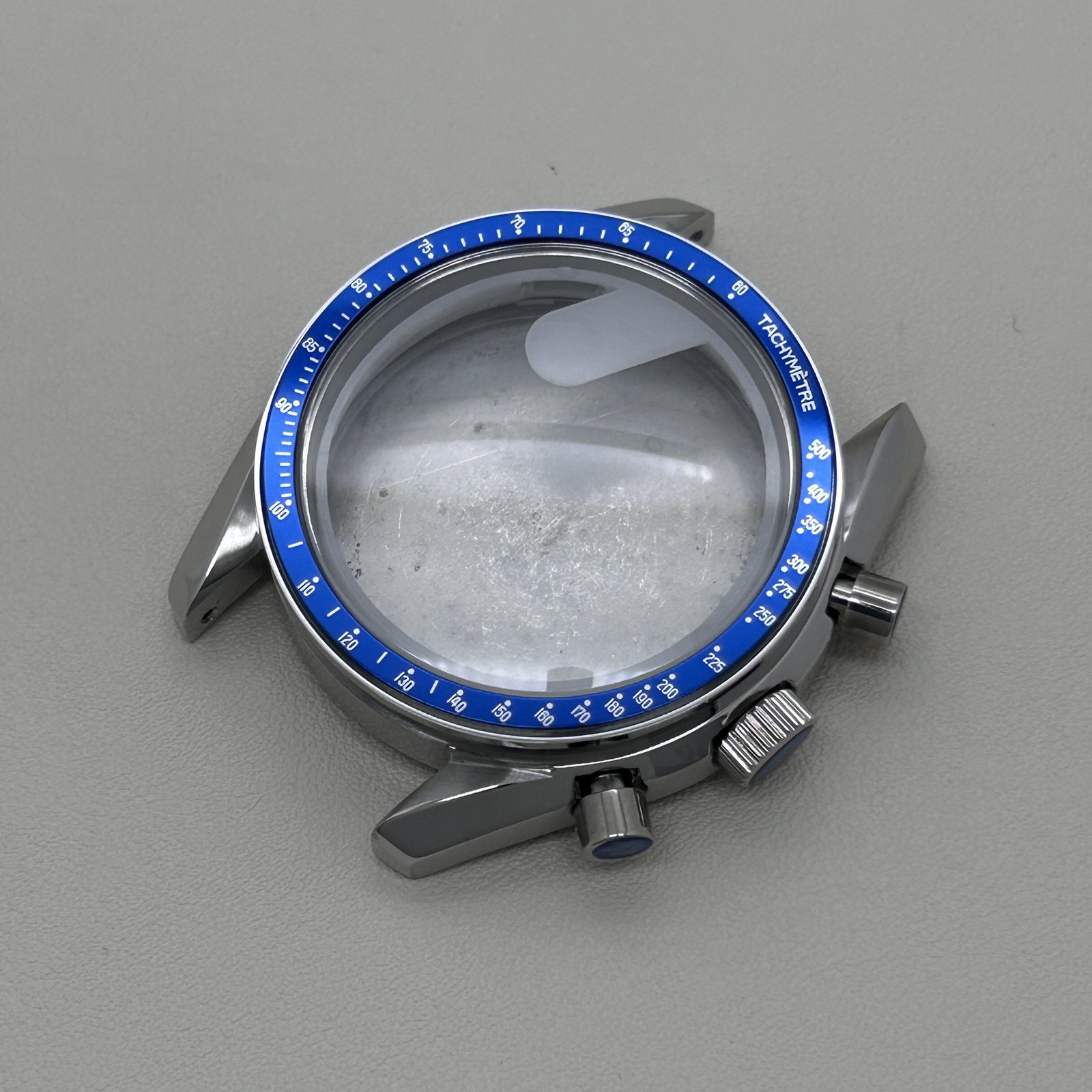 DIY Watch Part Kit for VK63 VK64 Speedmaster 39.7mm Watch Case Steel Strap