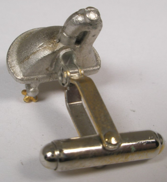 Miniature Sink Basin Fixture SINGLE Vintage Cuff Link replace lost/broken zr41