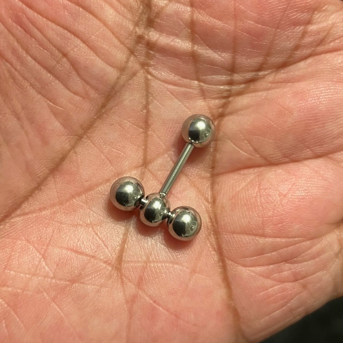 YES! For THAT 2 Roller Balls MASSAGER Tongue Barbell.