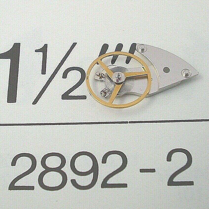 ETA 2892-2, 2892A2; balance wheel with bridge for Certina, no pattern on bridge.