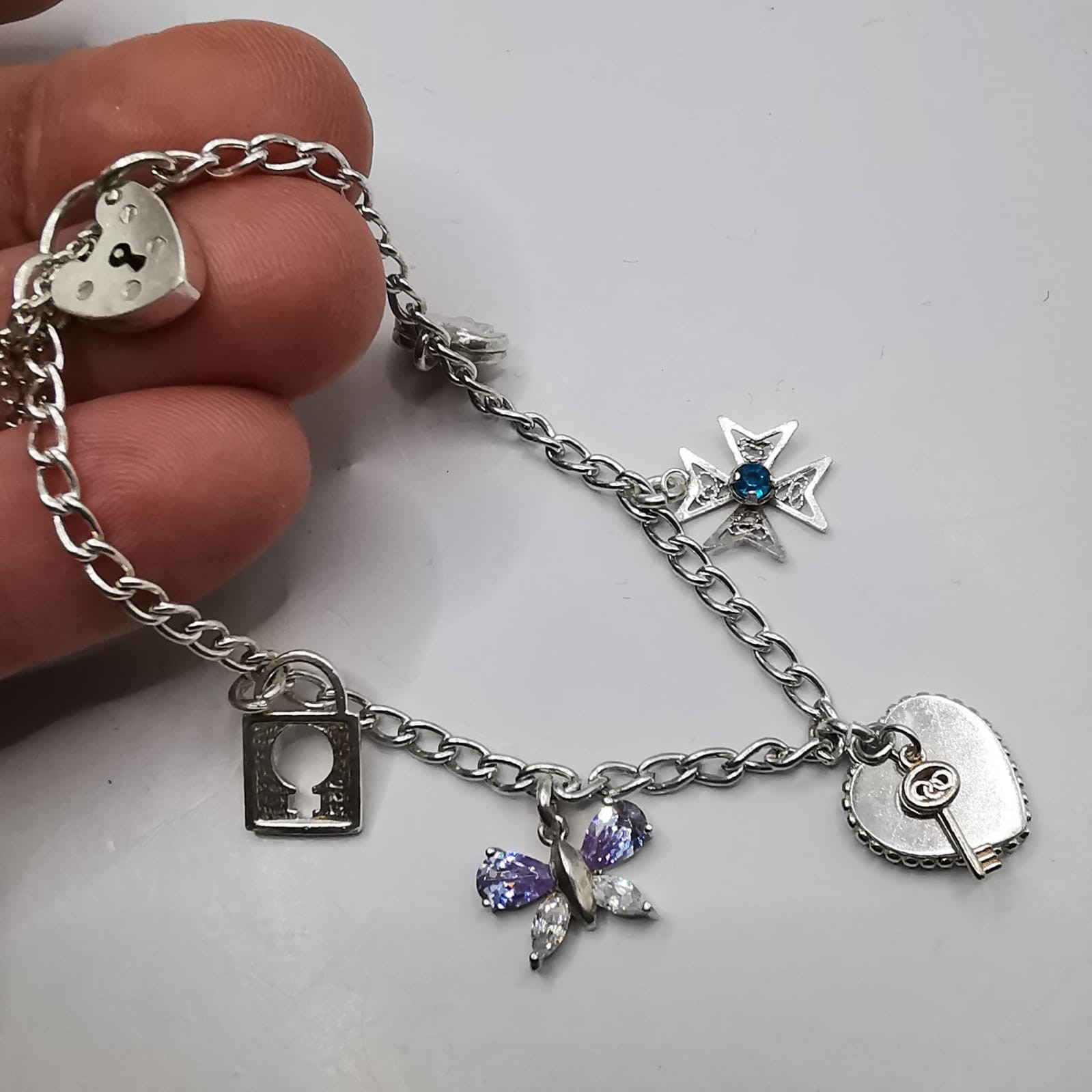 Vintage 925 Sterling Silver Handmade Bracelet Signed Adjustable 11.82g Jewelry