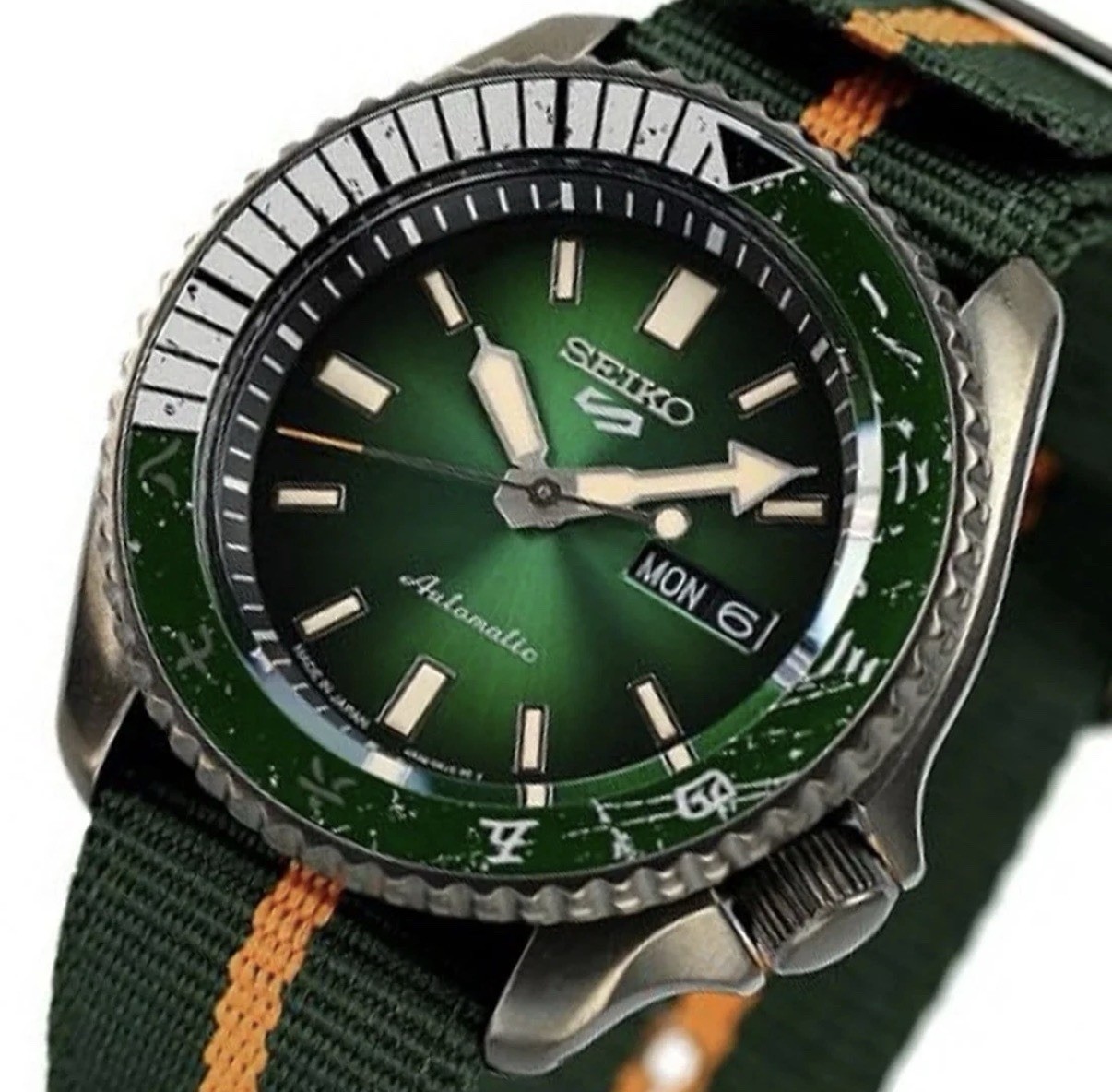 Seiko 5 Sport NARUTO & ROCK LEE SRPF73K1 SRPF73 Automatic Limited Edition