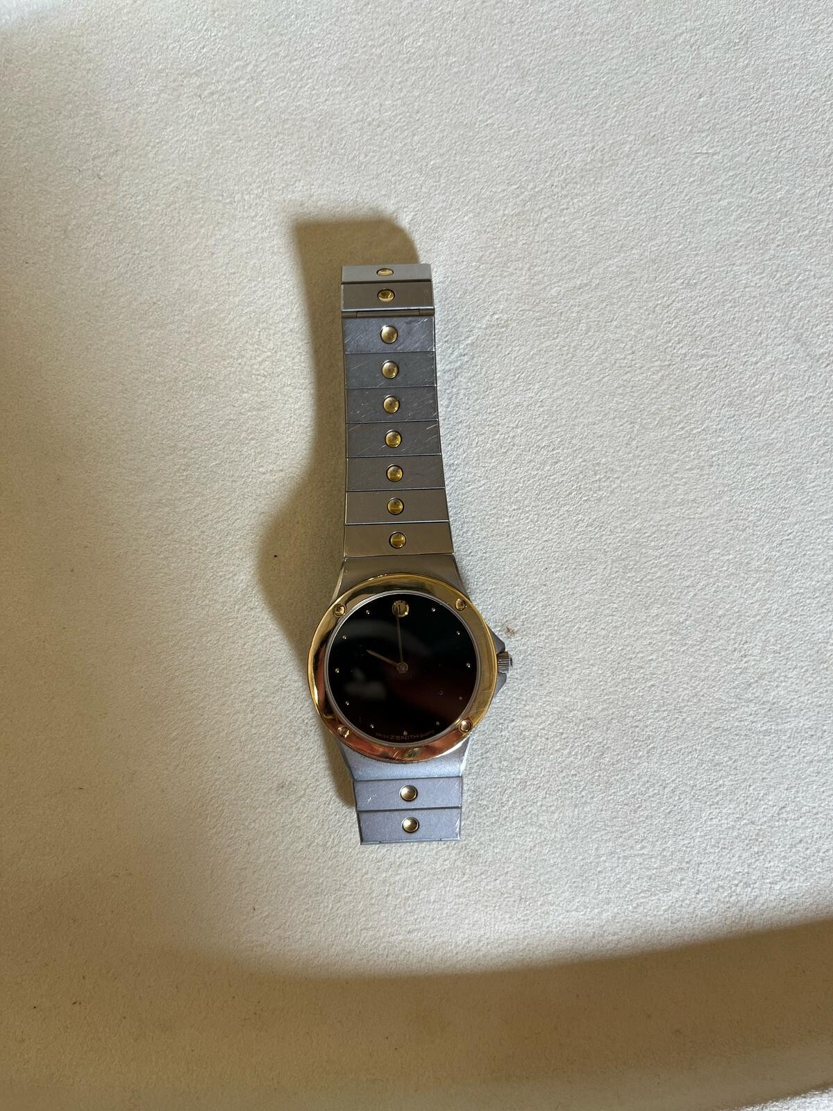 Zenith Pacific 89.0020.615 Steel and Gold Watch, Overhauled, Excellent Condition