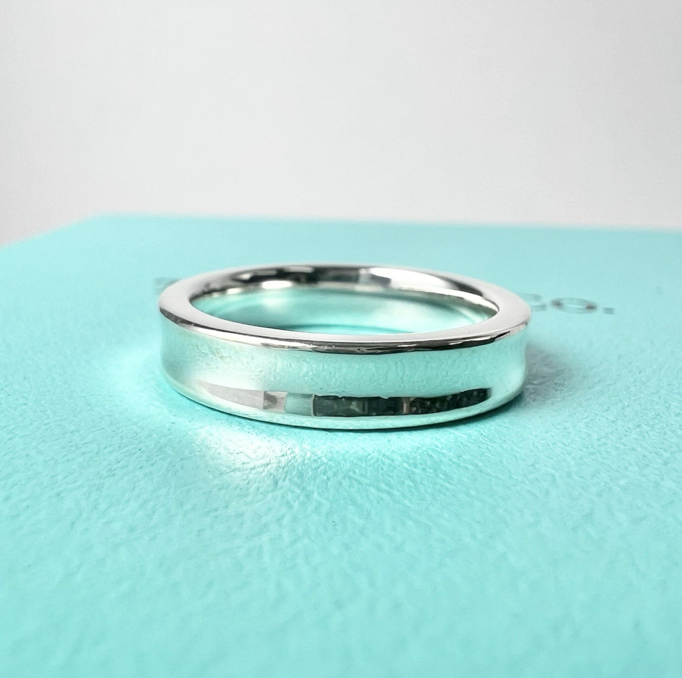 Tiffany & Co. 1837 Narrow Ring US 4.25 – 4.5 Sterling Silver 925 DWQ585