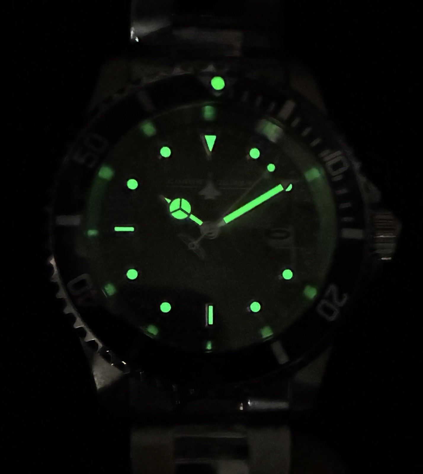 INVICTA CHASE DURER OLIVE GREEN BLACK BEZEL 40MM DIVER QUARTZ STAINLESS STEEL!