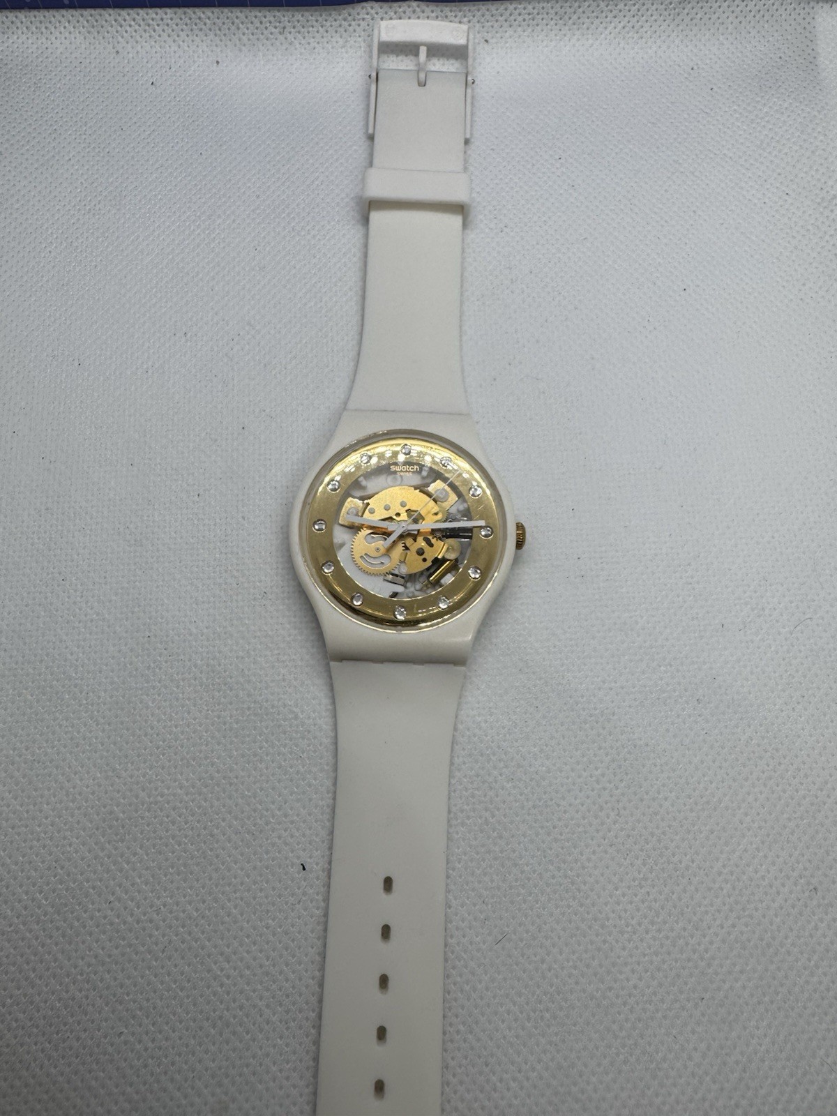 Swatch Watch SUNRAY GLAM Skeleton Dial Working