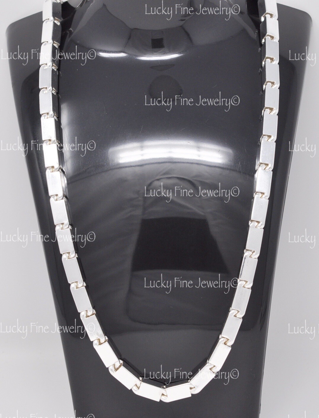 999 FINE silver Handmade Baht Box Chain Necklace Approx 150.00 Grams 24 inch