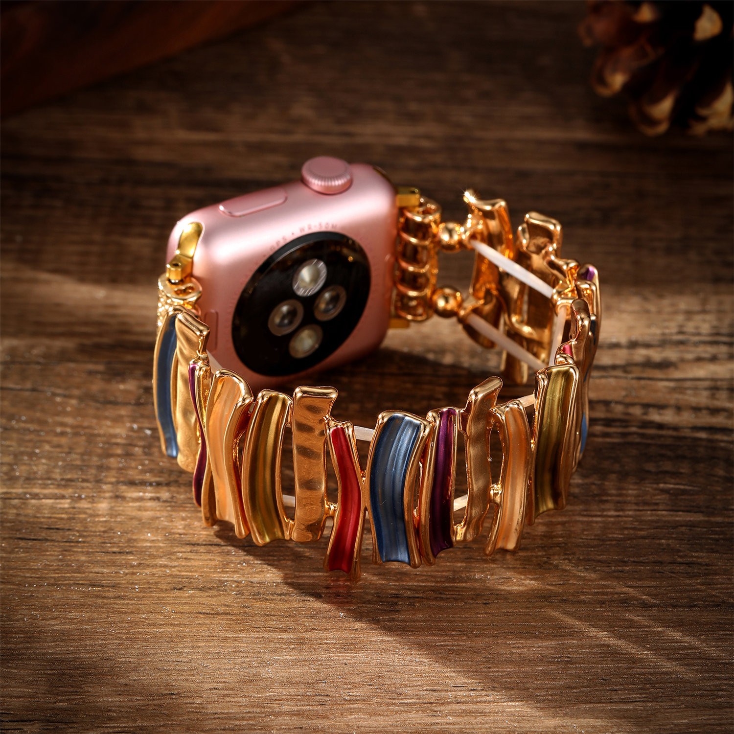Jewelry Bangle Strap for Apple Watch Band 41 45 40 44 38 42 46mm 49mm Wristband