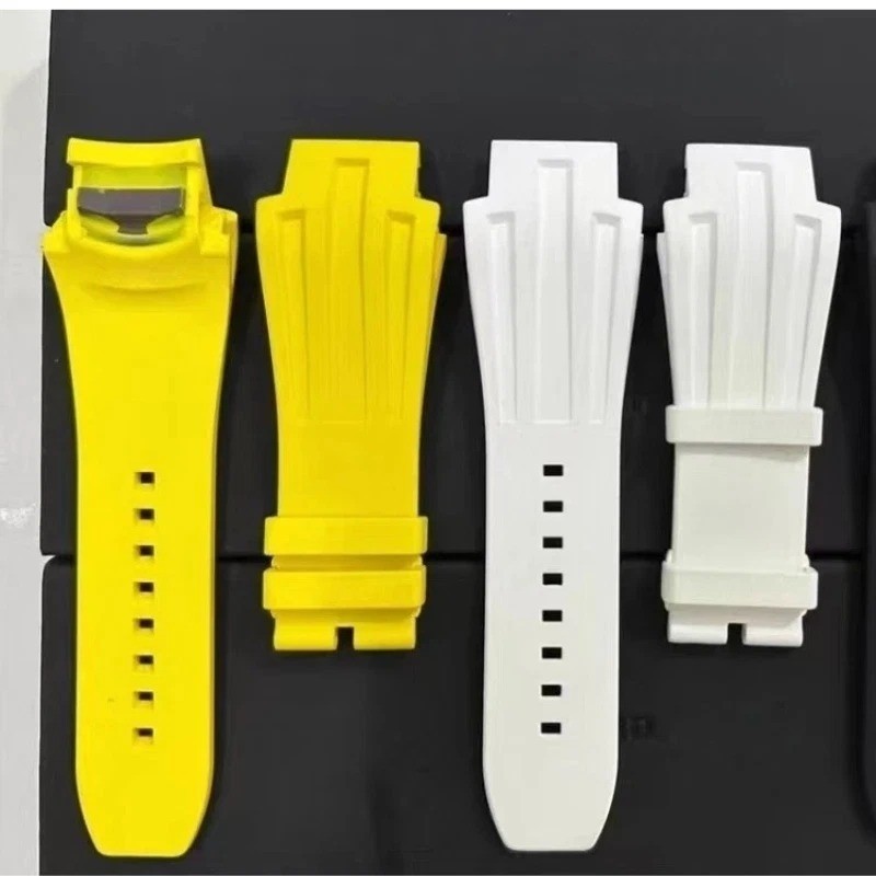 FKM Rubber Watch Strap Large Size Replacement For Richard Mille RM028