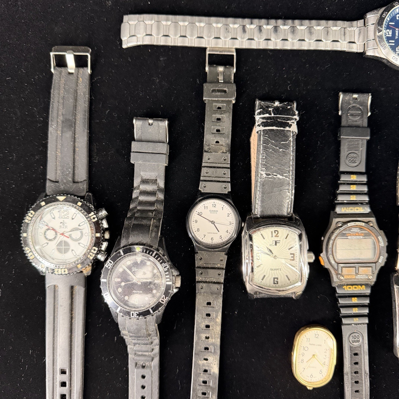 Vintage Watch Lot Timex Ironman Swatch Casio Battery Repair 592g