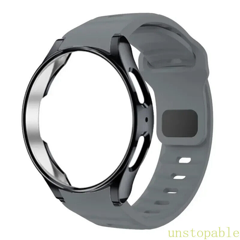 Silicone Band+Case for Samsung Galaxy Watch 7 6 5 4 FE 40mm 44mm Classic 43/47mm
