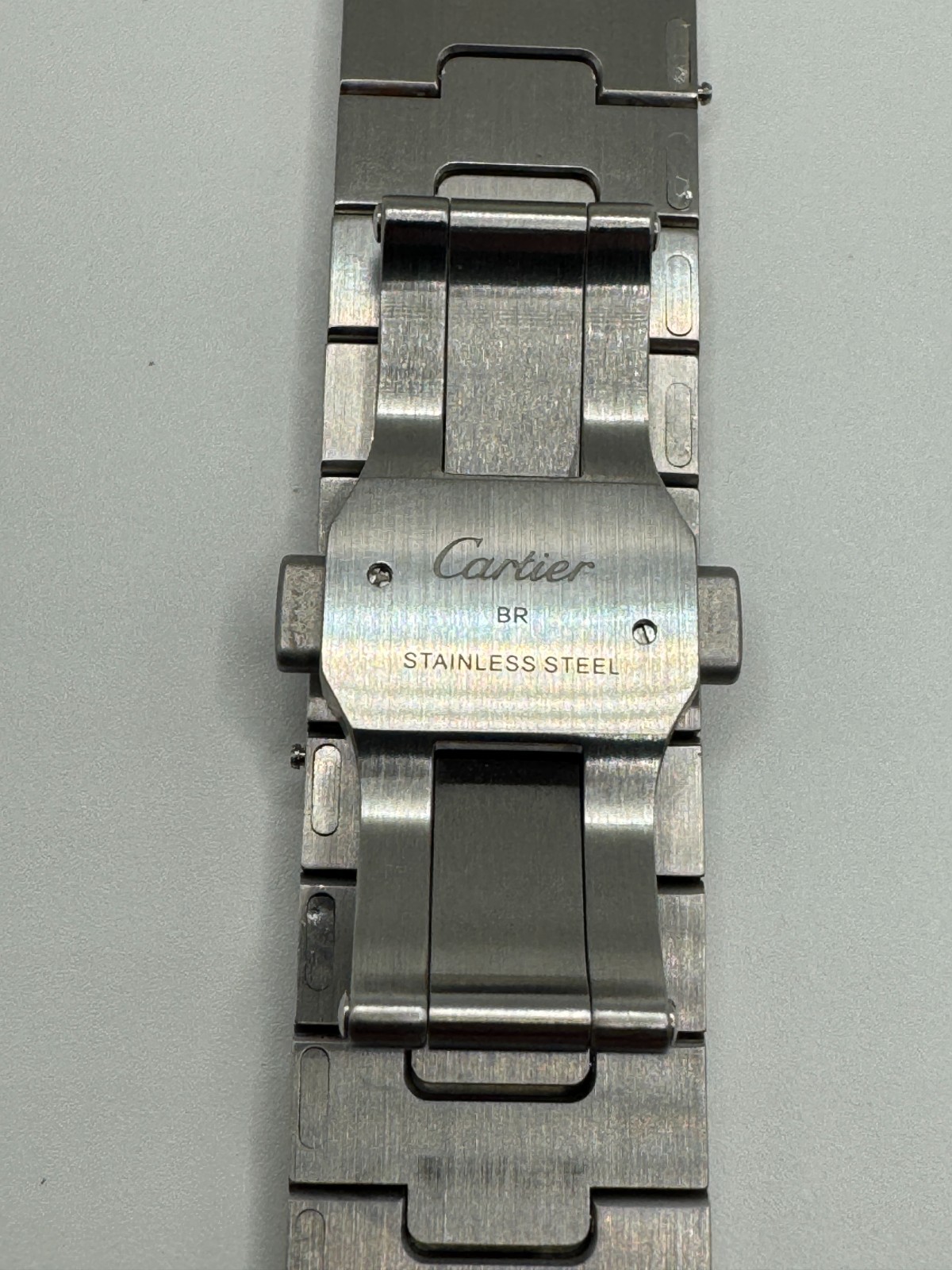 Cartier Santos Large Men’s 40mm Two Tone Iced 25ct Natural Diamonds