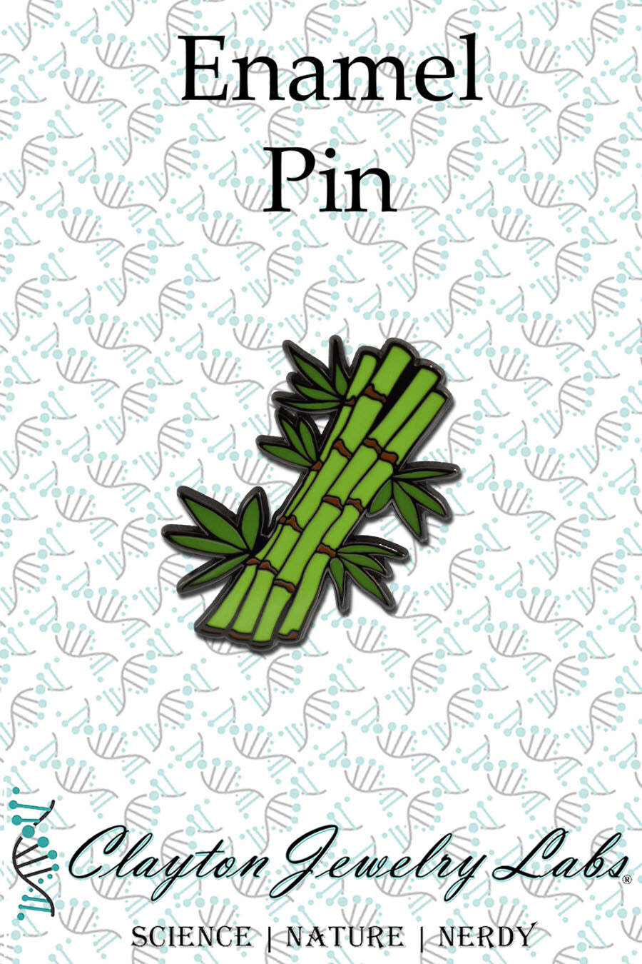 Bamboo Enamel Pin