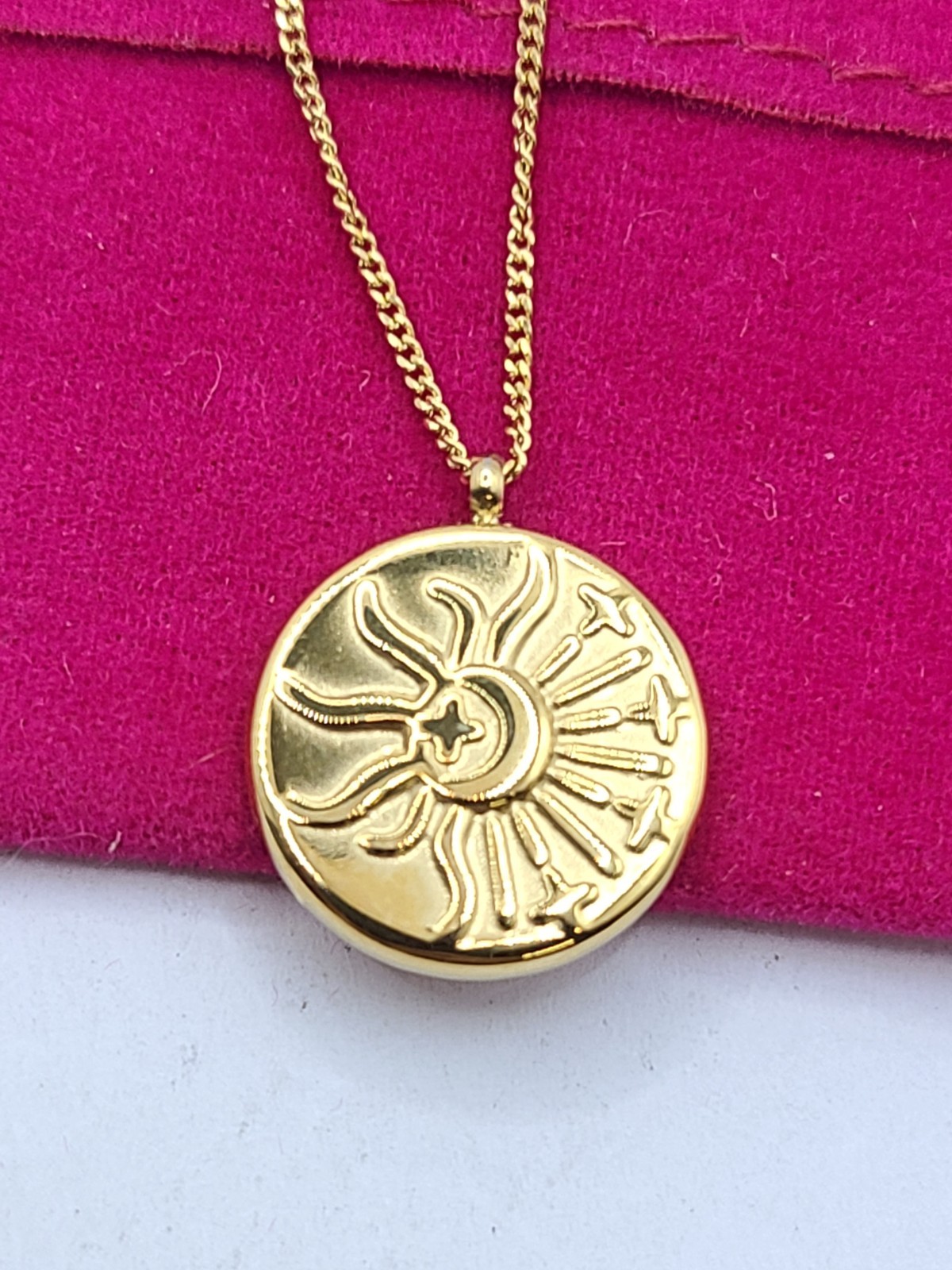 Hey Harper Meg Necklace 14k Gold Plated PVD