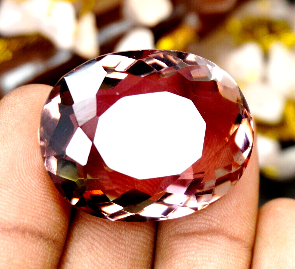 75 Ct+ Natural Oval Color Change Alexandrite Flawless Certified Loose Gemstone