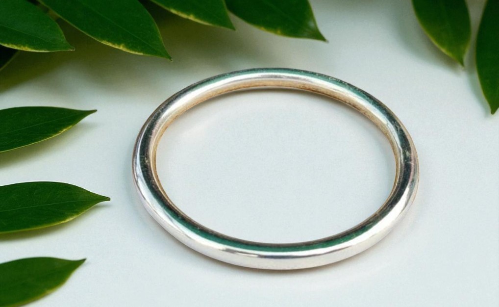 MASSIVE HEAVY 6mm Thick Chunky Solid Sterling Silver Round Bangle Bracelet Plain