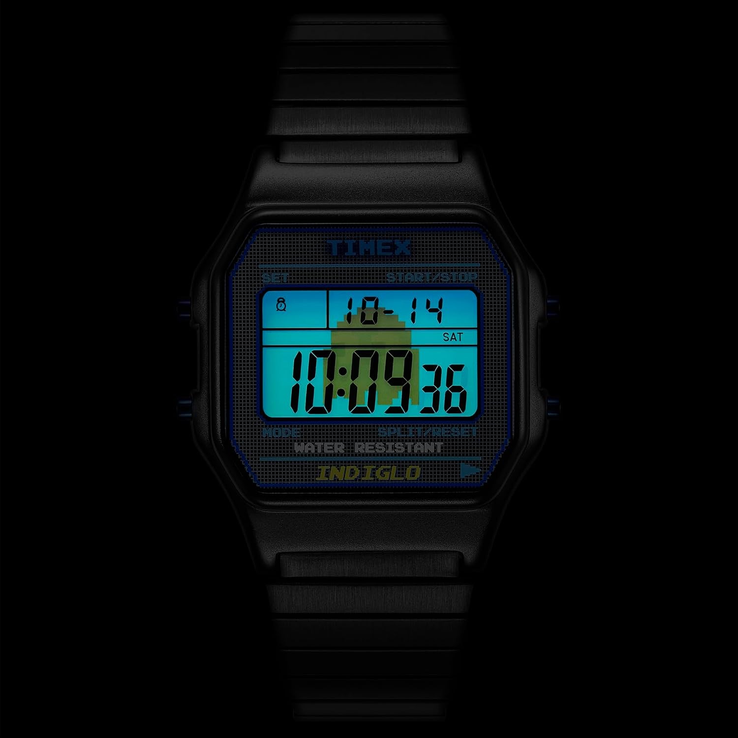 New Timex TW2V94200 PAC MAN Digital Unisex Watch Black Dial Plastic Quartz Japan