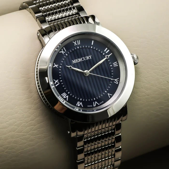 Mercury – Swiss Watch – ME430-SS-9 Swiss Quartz 36 mm ME430 50m (5 ATM, 169 ft)