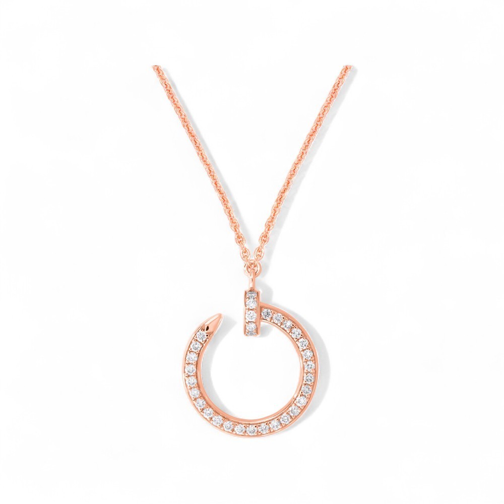 0.35 Ct Round Cut Lab Grown Diamond Pendant Necklace Sterling Silver Women Gift