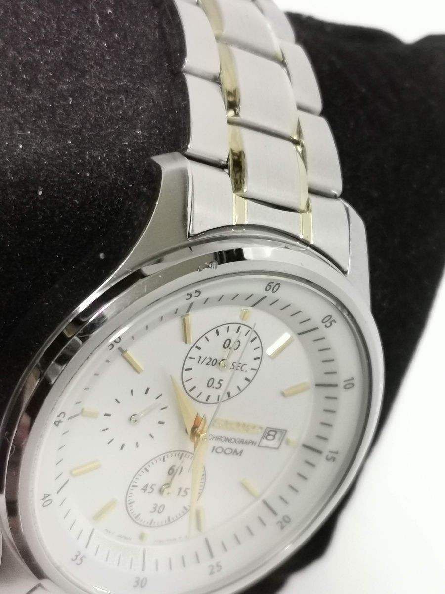 SEIKO SNDE23P1 7T92-0NY0 Combo Chronograph Quartz Men’s Watch From Japan