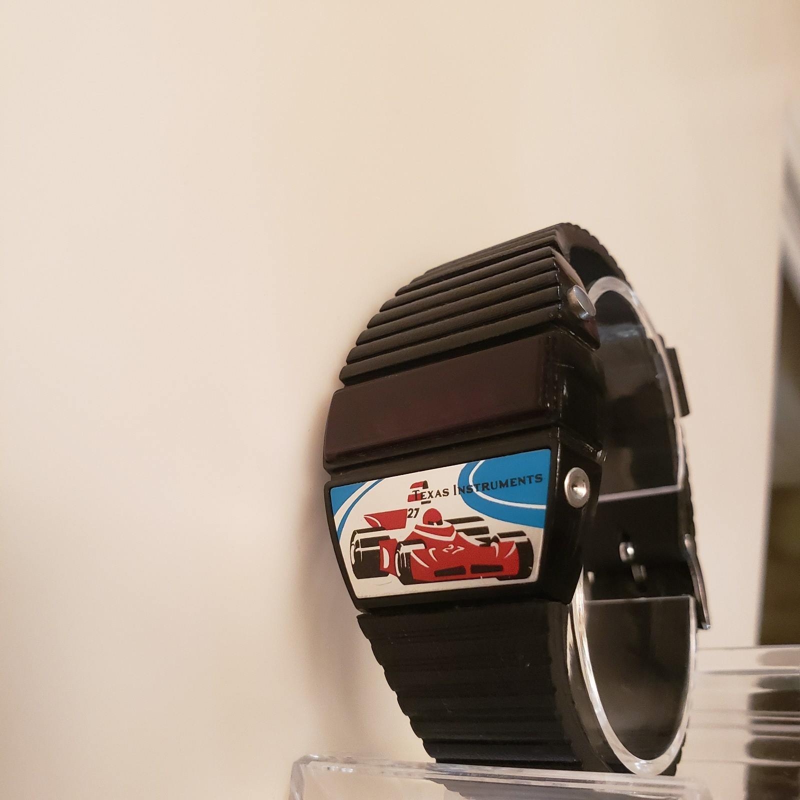 Texas Instruments Vintage LED Watch Race Car