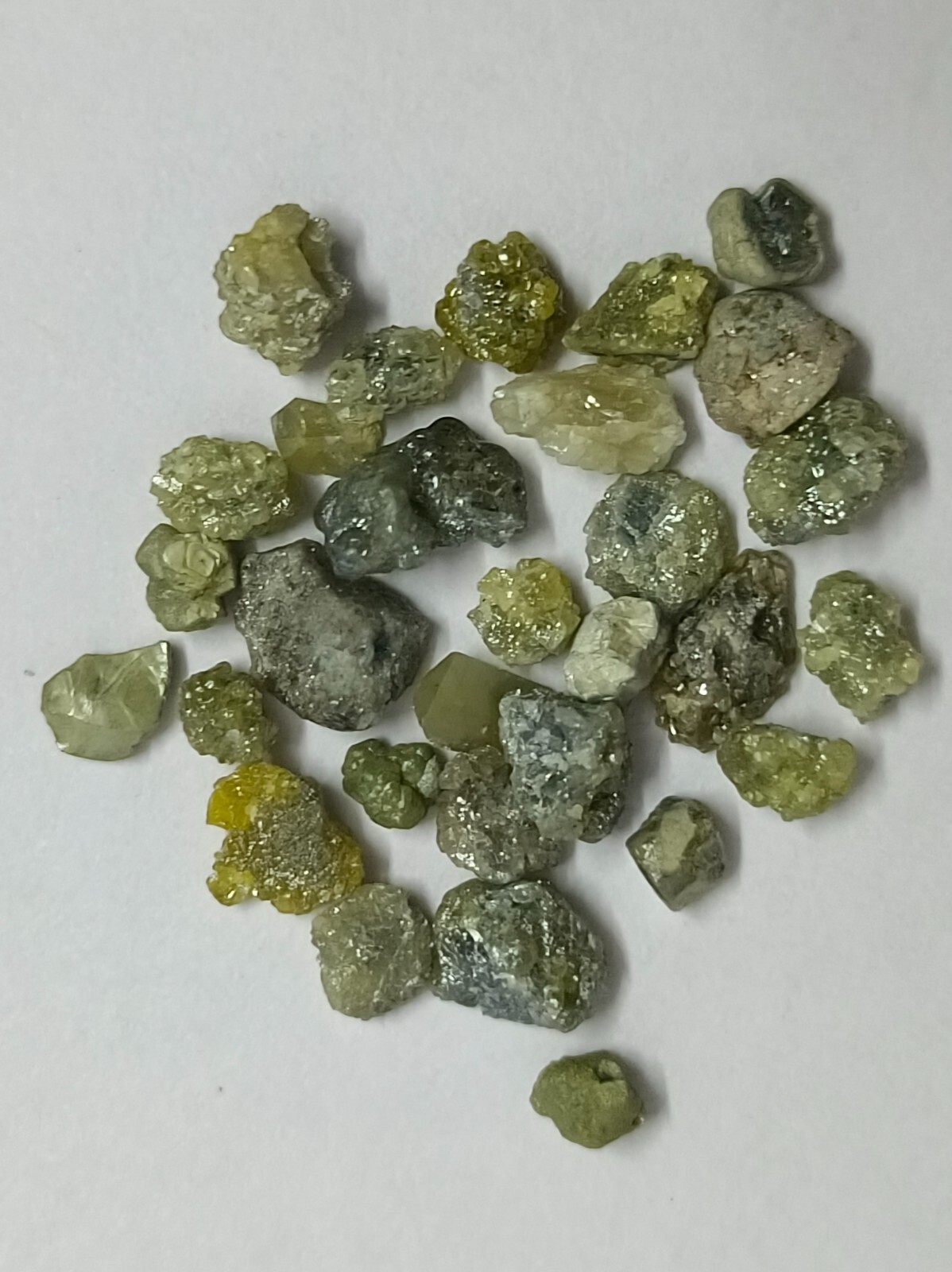 20.00 Ct Natural Rough Diamonds Lot 3–4 mm Raw Loose African Earth Mined Mineral