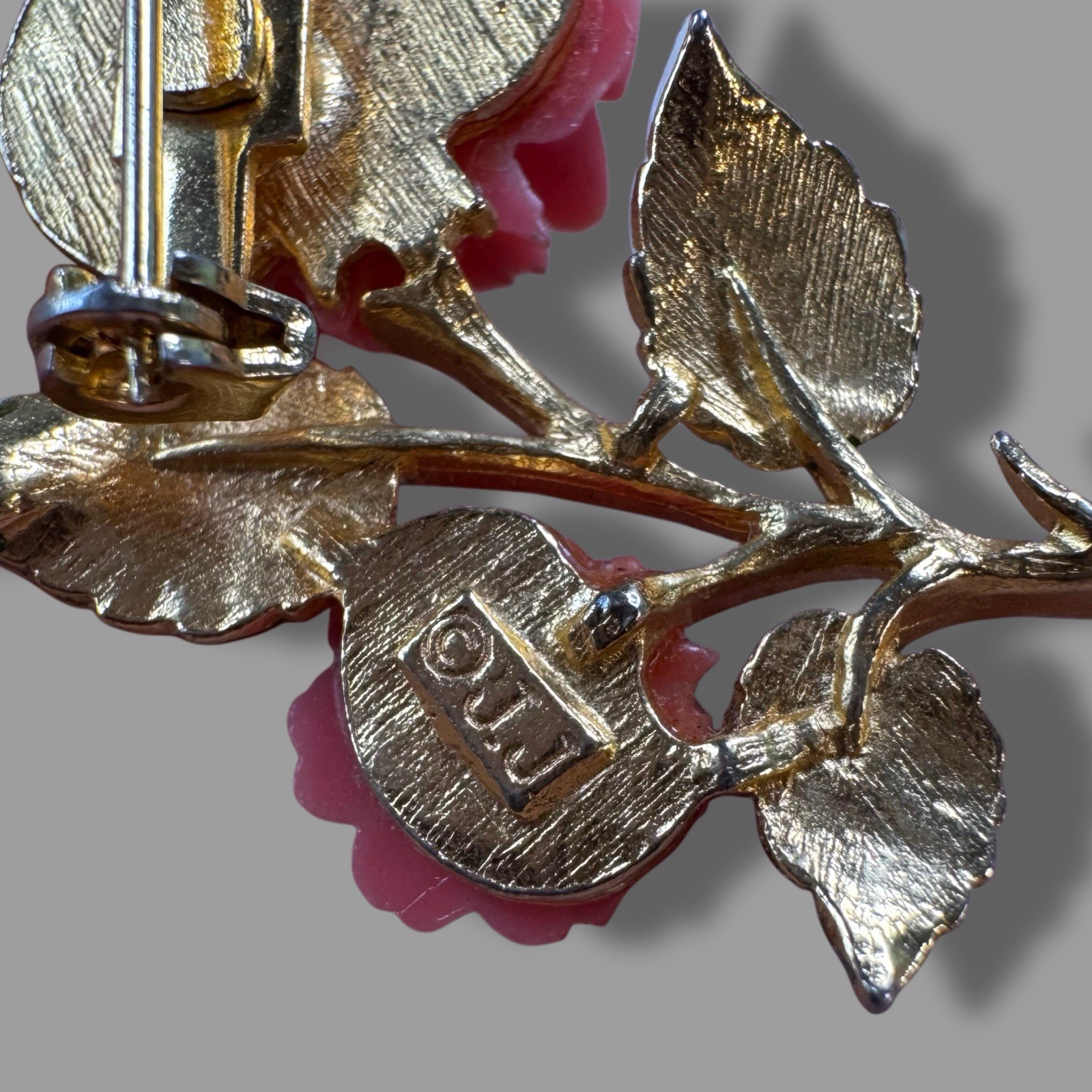 Vintage Floral Brooch Lot 10pc JJ Jonette Enamel Porcelain Flower Bouquet Clip